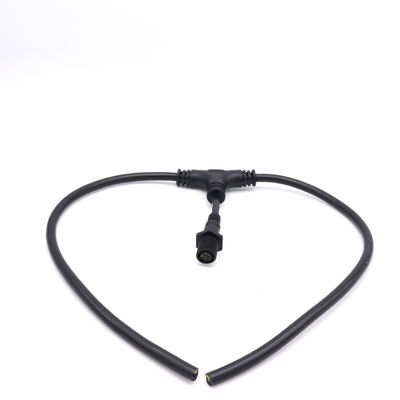Đầu nối chống nước loại PVC T màu đen M16 IP67 Sử dụng cáp được chứng nhận CCC