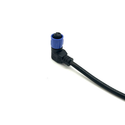 Đầu nối nam nữ nylon M12 L90 Multi Pin Electric Chiều dài tùy chỉnh