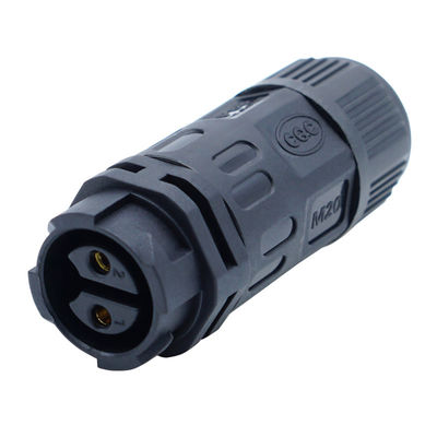 IP67 xếp hạng kết nối chống nước điện tử PA66 Plug cho đèn LED / xe