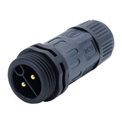 IP67 xếp hạng kết nối chống nước điện tử PA66 Plug cho đèn LED / xe