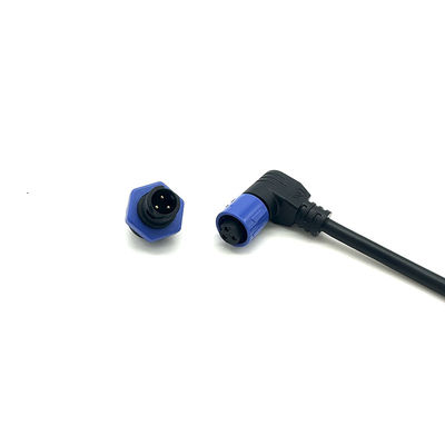 Đầu nối chống nước LED tùy chỉnh 2 Pin M12 20 AWG Hợp kim đồng
