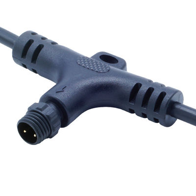 Bộ kết nối loại T chống nước IP68 có cường độ 250V 10A Nylon / PVC Plug