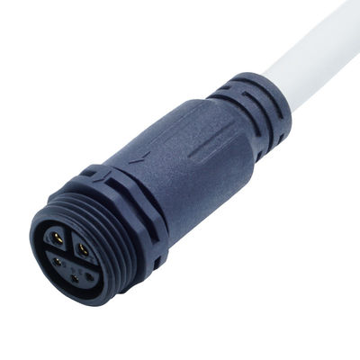 Đàn ông phía sau bảng điều khiển Mount ổ cắm M20 2-4 Pin loại vít chống nước LED IP67 đầu nối