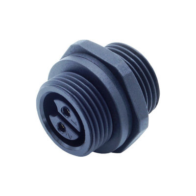 Đàn ông phía sau bảng điều khiển Mount ổ cắm M20 2-4 Pin loại vít chống nước LED IP67 đầu nối