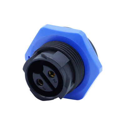 Đàn ông phía sau bảng điều khiển Mount ổ cắm M20 tự khóa chống nước LED IP67 đầu nối