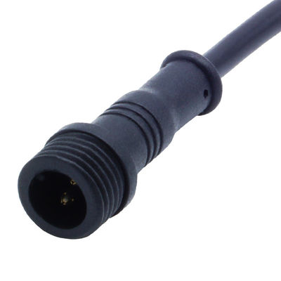 PA66 loại vít kết nối chống nước M12 đầu khuỷu tay cho điện năng IP68