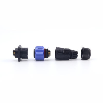 IP67 Panel Mount Plug M25 Self-locking Outdoor LED Light Waterproof Power Connectors