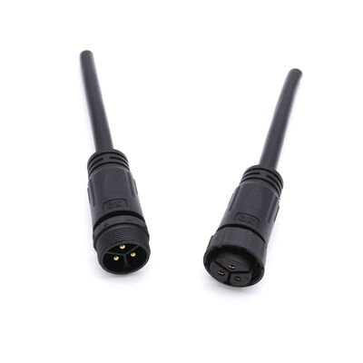 Đầu nối chống nước IP68 bằng PVC Nylon M20 3+3 3+2 lõi màu xanh lá cây, phích cắm chống nước cho chiếu sáng
