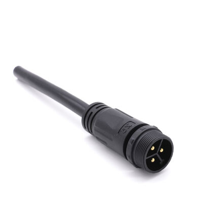 Đầu nối chống nước IP68 bằng PVC Nylon M20 3+3 3+2 lõi màu xanh lá cây, phích cắm chống nước cho chiếu sáng