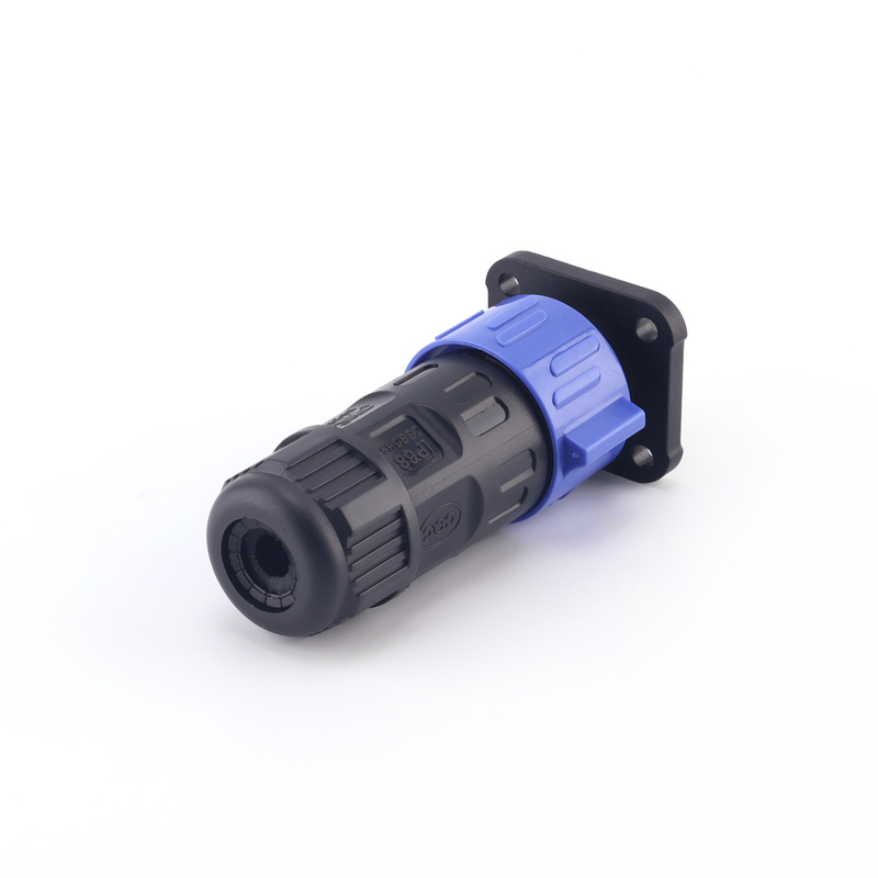 IP67 Panel Mount Plug M25 Self-locking Outdoor LED Light Waterproof Power Connectors